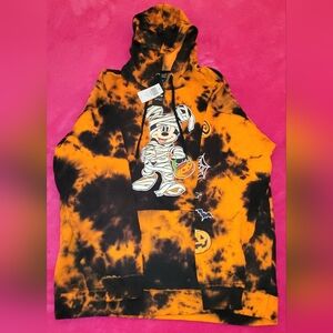Our Universe Disney Halloween Mickey Mouse Mummy Tie-Dye Hoodie